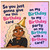 Birthday Card, Humorous Birthday Card with Cartoon Party Girl