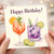 Birthday Card, Happy Birthday Cocktail Drinks Card