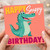 Birthday Card, Happy Snappy Birthday Crocodile Card