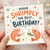 Birthday Card, - Shrimply The Best Birthday Card with Cute Shrimp Illustration