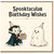 Birthday Card, Spooktacular Birthday Wishes Vampire and Ghost Design