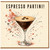 Birthday Card, Funny Coffee Cocktail Greeting Card