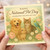Happy National Pet Day Greeting Card - 'Celebrating the Pets We Love' with Dog, Cat, Rabbit & Budgie Illustration - Cute Card for Pet Lovers, Friends & Family