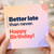 Birthday Card, Better Late Than Never Modern Pastel Greeting Card