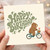 Birthday Card, Cute Bear Bicycle Flower Basket Card