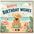 Birthday Card, Warm Birthday Wishes Beach Scene Card