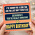 Birthday Card, Humorous Happy Birthday Card for na