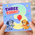 3rd Birthday Card, Three Today Puppy Card