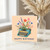 Birthday Card, Vintage Typewriter Flower Bouquet Greeting Card