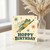 Birthday Card, Flying Frog Retro Birthday Greeting Card