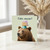 Birthday Card, Bear with Cake and Party Hat Card
