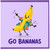 Birthday Card, Go Bananas Card