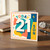 Son 21st Birthday Card - Bold Colourful 'Today 21 Son' Graphic Design with Playful Shapes and Lightning Bolts - Milestone Card