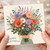 Birthday Card, Colourful Wildflower Bouquet Greeting Card