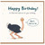 Birthday Card, Happy Birthday Ostrich Card, A Little Bird Told Me It’s Your Birthday