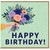 Birthday Card, Happy Birthday Floral Bouquet Design