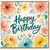 Birthday Card, Floral Happy Birthday Card