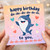 Birthday Card, Funny Happy Birthday Shark Card