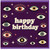 Birthday Card, with Colourful Eye Design