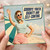 Birthday Card, Goodbye Youth Dignity and Self - Control Retro Beach Card