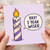 1st Birthday Card, Yay 1 Year Wiser Cute Candle Card