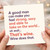 Birthday Card, A Good Man Can Make You Feel Strong, Sexy and Able to Take on the World