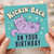 Birthday Card, Cute Cat Kickin' Back On Your Birthday Greeting Card