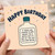 Birthday Card, Funny Vodka Bottle Pun Card
