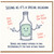 Birthday Card, Funny Booze Bottle Card