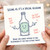 Birthday Card, Funny Booze Bottle Card