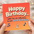 Birthday Card, Happy Birthday Music Notes Greeting Card