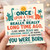 Birthday Card, Dinosaur Christian Funny Card, Once Upon a Time You Were Born