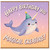 Birthday Card, Cute Narwhal Birthday Card