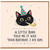 Birthday Card, Cat Party Hat Birthday Card