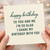 Happy Birthday To You And Me Card - I'm So Glad I Share My Birthday With You - Shared Card for Twin, Friend or Partner - Minimal Typographic Design