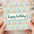 Birthday Card, Happy Birthday Cupcake Design