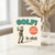 Rude Golf Birthday Card - Retro Golfer Design with 'GOLF! is shit' and 'Happy Birthday' Message - Funny Adult Humour