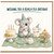 Birthday Card, Wishing You a Koala - tea Birthday Card, Cute Koala Tea Party Card