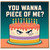 Birthday Card, You Wanna Piece of Me Funny Cake Card