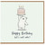 Birthday Card, Cute Bear Holding Cake with Candles