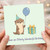 Birthday Card, Cute Otter Birthday Card, Have an Otterly Wonderful Birthday