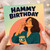 Birthday Card, Happy Birthday Card, Retro Illustrated Woman Design