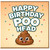 Birthday Card, Funny Happy Birthday Poo Head Poop Emoji Card