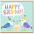 Birthday Card, Happy Bird - Day Card with Party Birds and Cake