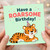 Birthday Card, Cute Tiger Birthday Card