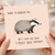 Birthday Card, Funny Badger Pun Card, Great Birthday Card