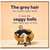 Birthday Card, Grey Hair and Saggy Balls Humour Card