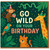 Go Wild on Your Birthday Jungle Animals Card - Cute Children’s Birthday Card with Monkey, Giraffe, Tiger & Parrot in Party Hats - Fun Jungle Theme