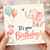 Birthday Card, Cute Elephant and Flamingo Birthday Card