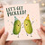 Birthday Card, Let's Get Pickled Funny Pickle Pun Card